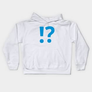 Exclamation Question Marks Symbols Emoticon Kids Hoodie